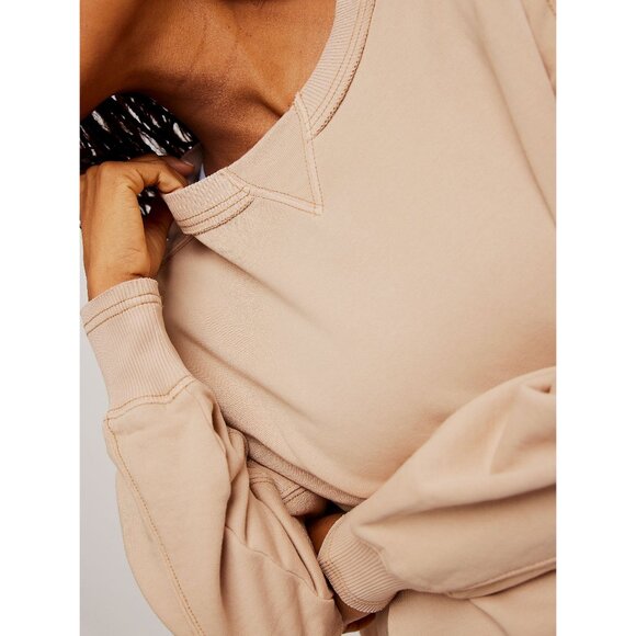 FP Movement by Free People Beige Crew Neck Sweater - Picture 7 of 11